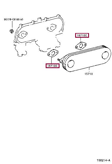 1578554010 Toyota Прокладка профилированная