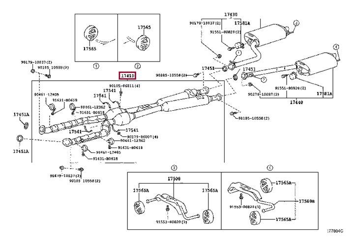 1741038470 Toyota Глушитель