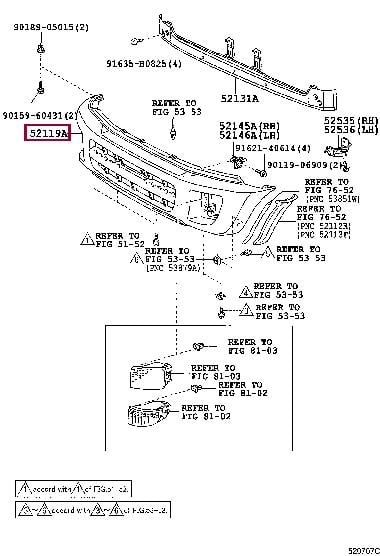 Купити Toyota 52119-42281 за низькою ціною в Україні!