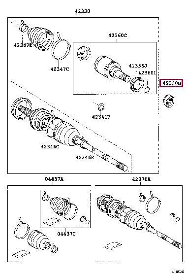 9031142033 Toyota Сальник