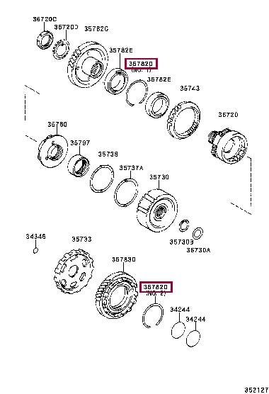 9052089004 Toyota Кольцо стопорное