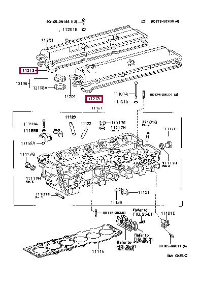 1121346020 Toyota Прокладка клапанной крышки