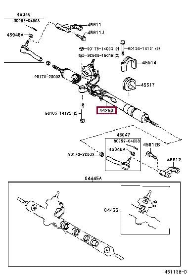 Toyota 44250-60030 Балка задня 4425060030: Приваблива ціна - Купити в Україні на EXIST.UA! 4425060030 Toyota Балка задня