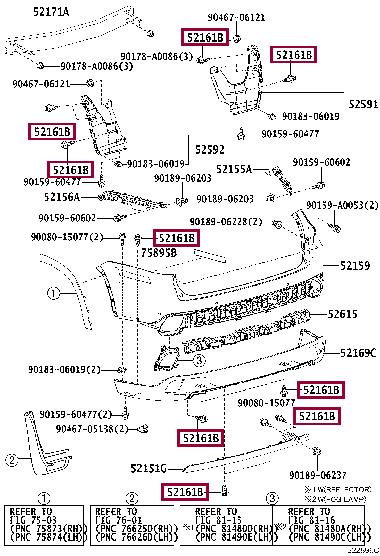521610K040 Toyota Клипса