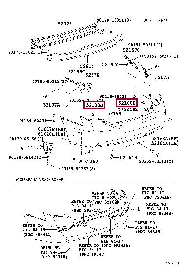5218833030 Toyota Клипса крепежная
