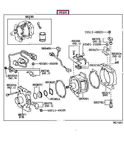 Toyota 88320-16410 Компресор кондиціонера 8832016410: Купити в Україні - Добра ціна на EXIST.UA!