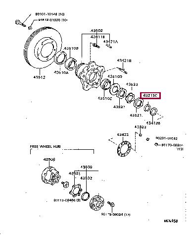 9056027011 Toyota Шайба дистанционная