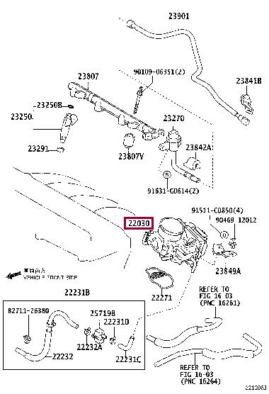 Toyota 22030-28030 Body assy, throttle w motor 2203028030: Отличная цена - Купить в Украине на EXIST.UA! 2203028030 Toyota Body assy, throttle w motor