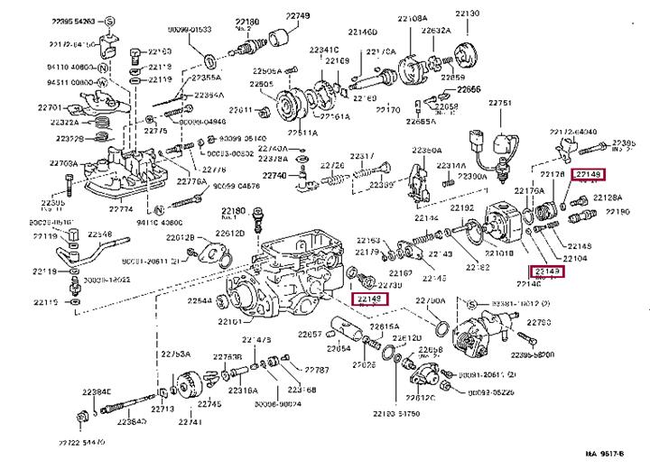 2214954010 Toyota Прокладка профилированная