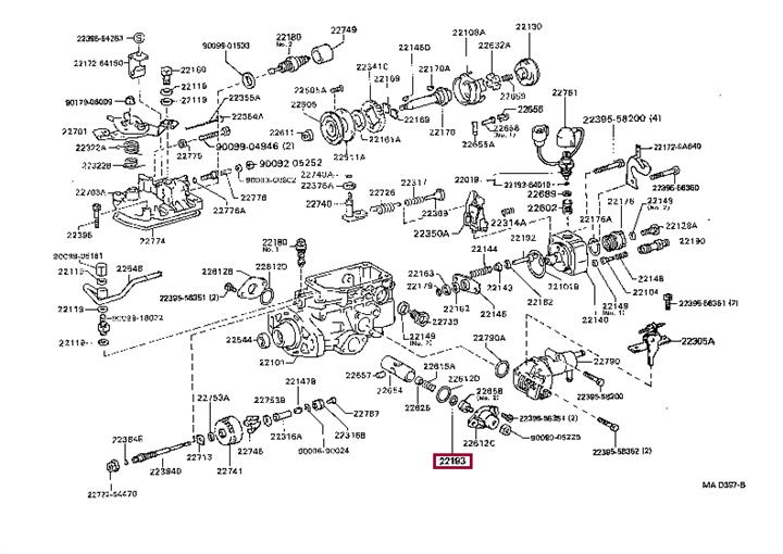 2219364750 Toyota Кольцо уплотнительное