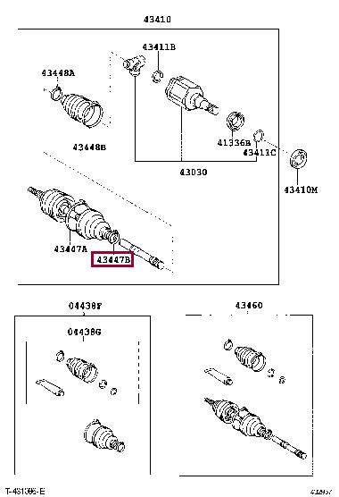 4234560110 Toyota Кліпса