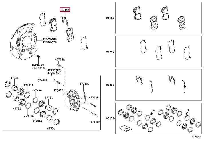 Купить Toyota 47748-60280 по низкой цене в Украине!