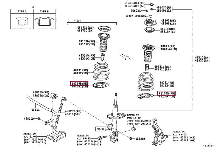 4815842010 Toyota Тарелка пружины подвески передняя