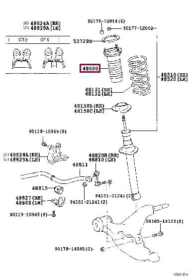 Купити Toyota 48680-53031 за низькою ціною в Україні!