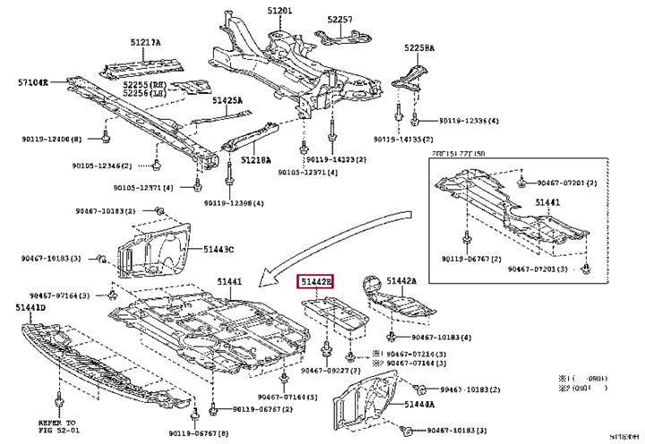 Купити Toyota 51442-12270 за низькою ціною в Україні!