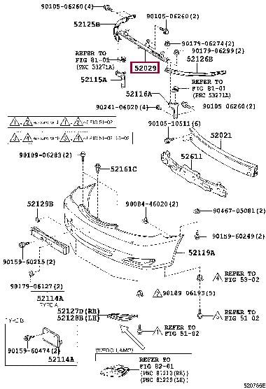 Toyota 52029-33070 Подпорка 5202933070: Отличная цена - Купить в Украине на EXIST.UA! 5202933070 Toyota Подпорка