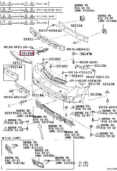 Купить Toyota 52115-47010 по низкой цене в Украине!