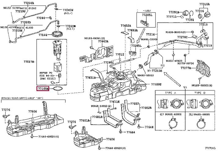 7716930050 Toyota Ущільнення