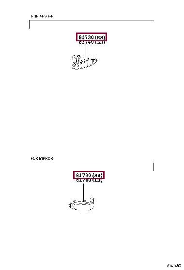 8173022180 Toyota Повторитель поворота