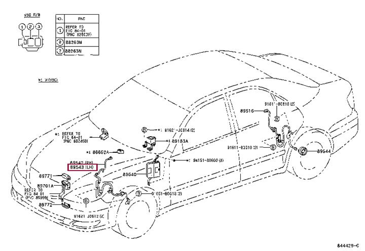 8954333070 Toyota Датчик частоты вращения