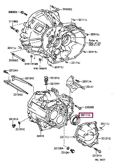 9031150027 Toyota Сальник