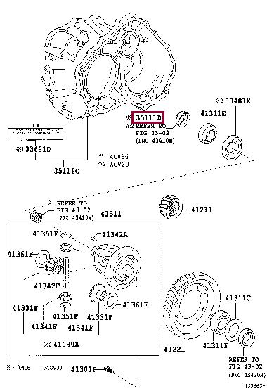 Сальник Toyota 90311-55005