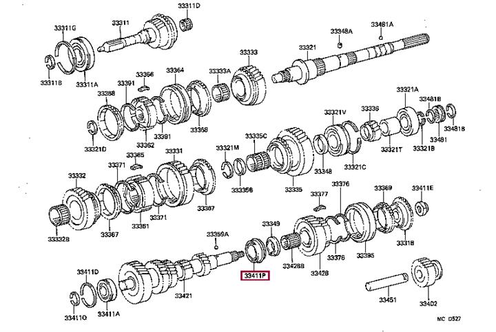 9036534005 Toyota Подшипник КПП