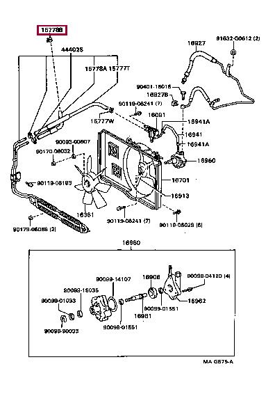 9046716019 Toyota Хомут