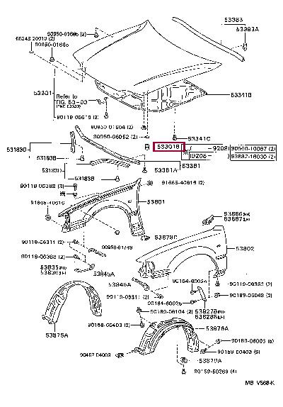 Купить Toyota 90541-15004 по низкой цене в Украине!