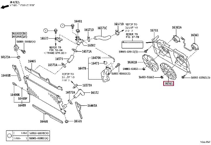 SU00301174 Toyota Вентилятор