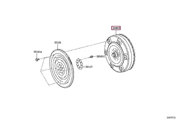 SU00303651 Toyota Гидроблок