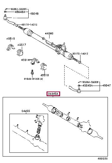 0444528030 Toyota Уплотнения тормоза АКПП, комплект