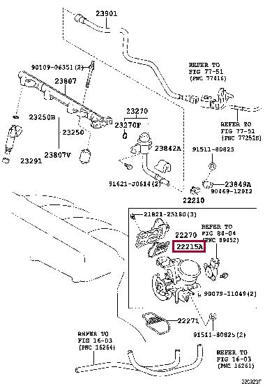 2221528042 Toyota Прокладка гумова