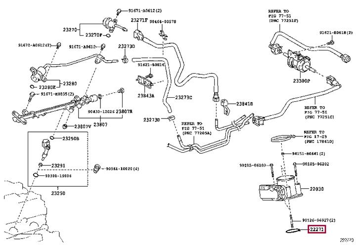 222710C021 Toyota Прокладка