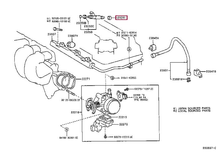 Toyota 23291-0D010 Прокладка форсунки топливной 232910D010: Отличная цена - Купить в Украине на EXIST.UA! 232910D010 Toyota Прокладка форсунки топливной