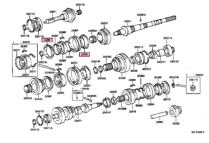 3336835040 Toyota Кольцо