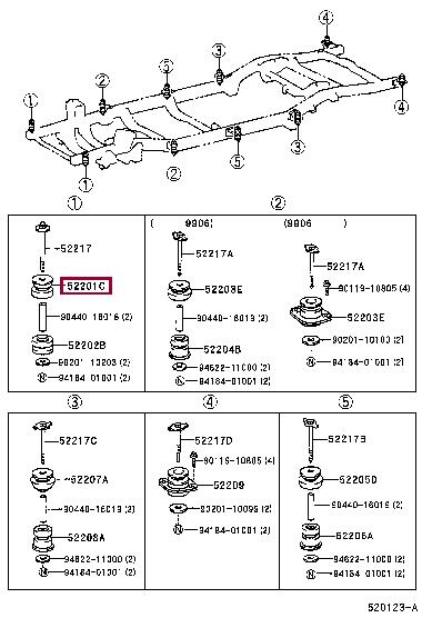 Купить Toyota 52201-35090 по низкой цене в Украине!