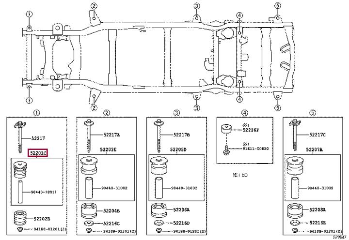 Купить Toyota 52201-60090 по низкой цене в Украине!