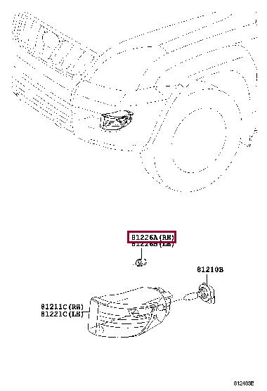 Купить Toyota 81226-42020 по низкой цене в Украине!
