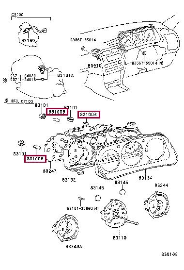 8312060010 Toyota Лампа галогенная 12В