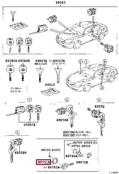 8975153010 Toyota Заглушка