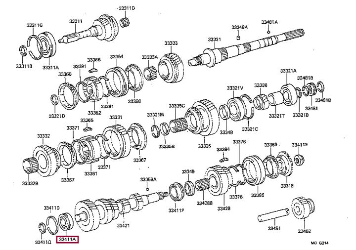 9036525019 Toyota Подшипник