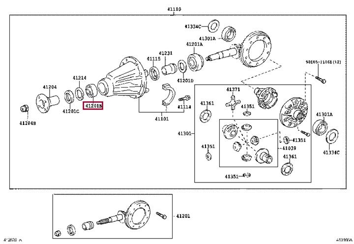 9036635157 Toyota Подшипник
