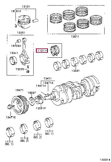 Купить Toyota 11011-20020 по низкой цене в Украине!