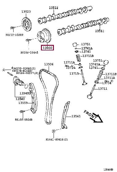 Купить Toyota 130500D010 – отличная цена на EXIST.UA!