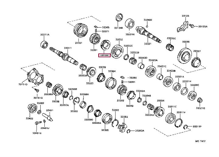 Купить Toyota 33038-28010 по низкой цене в Украине!