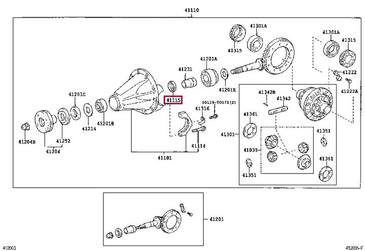 Купить Toyota 41115-35010 по низкой цене в Украине!