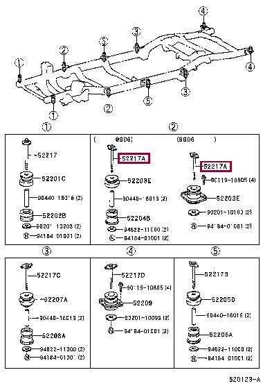 Купить Toyota 52217-35100 по низкой цене в Украине!