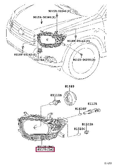 Купить Toyota 81170-48460 по низкой цене в Украине!