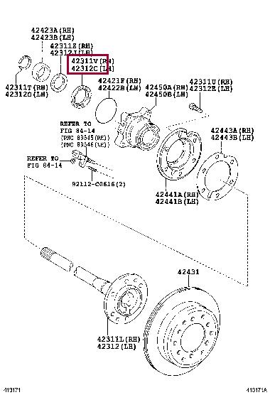 9031058004 Toyota Сальник ступицы колеса